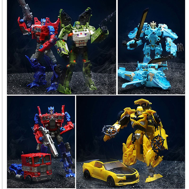 Mô hình xe tăng bọc thép biến hình robot - Lắp ráp o tô biến hình transformers