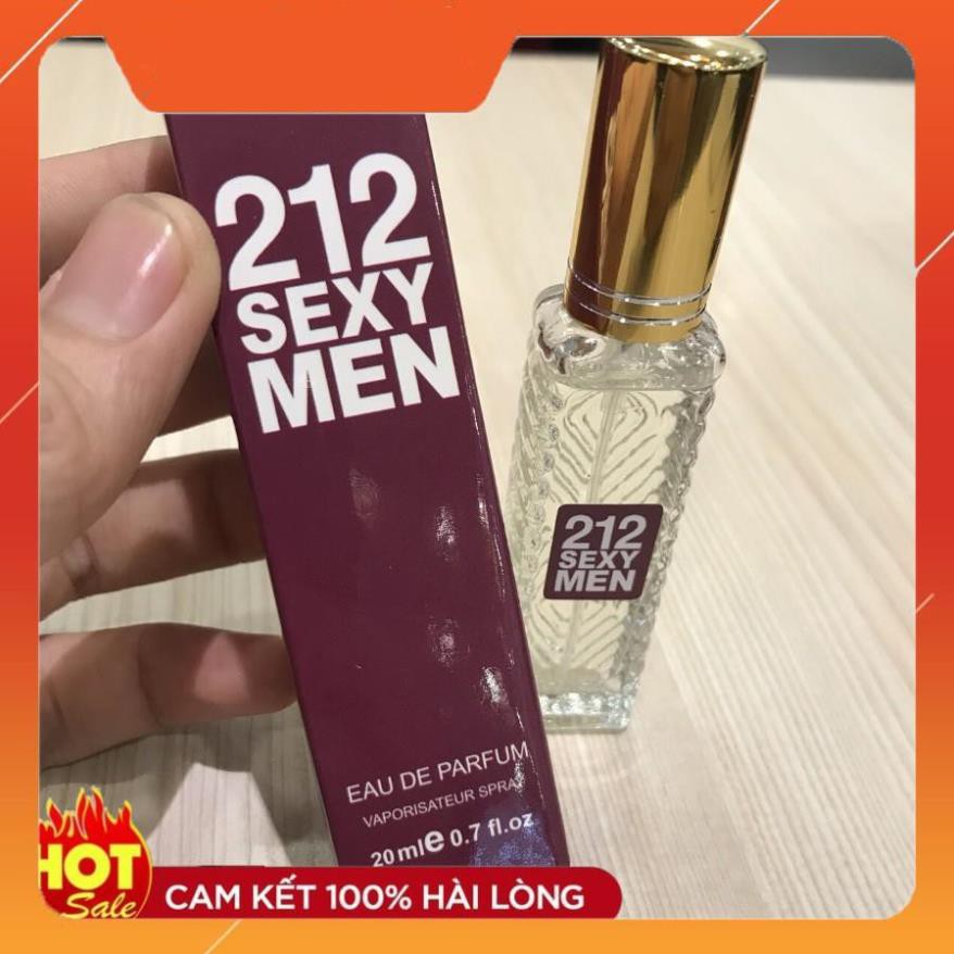 [Mẫu Mới] Nước Hoa Nam Nữ Thơm Lâu 212 Sexy Men 20ml