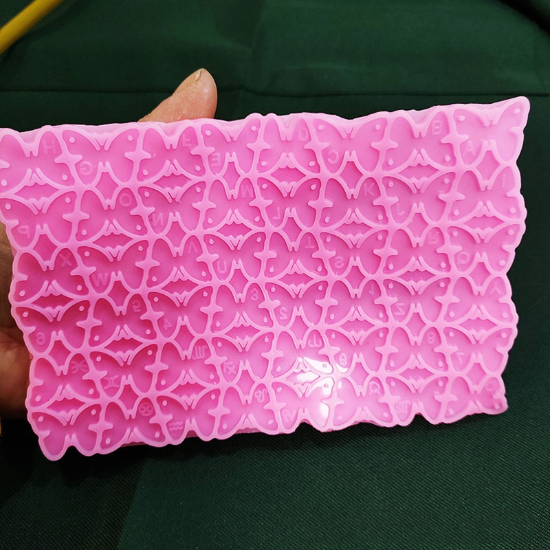 Khuôn Silicone Làm Mặt Vòng cổ / Móc Khóa Hình Chữ YOUYO DIY