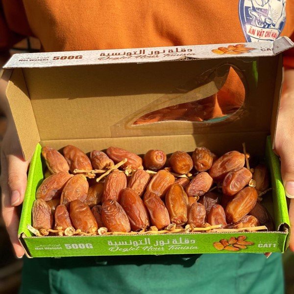 Hàng Air Cao Cấp - Chà Là Nguyên Cành Sấy Dẻo Dates Sanwan Tunisia 500gr Giảm Căng Thẳng, Đẹp Da