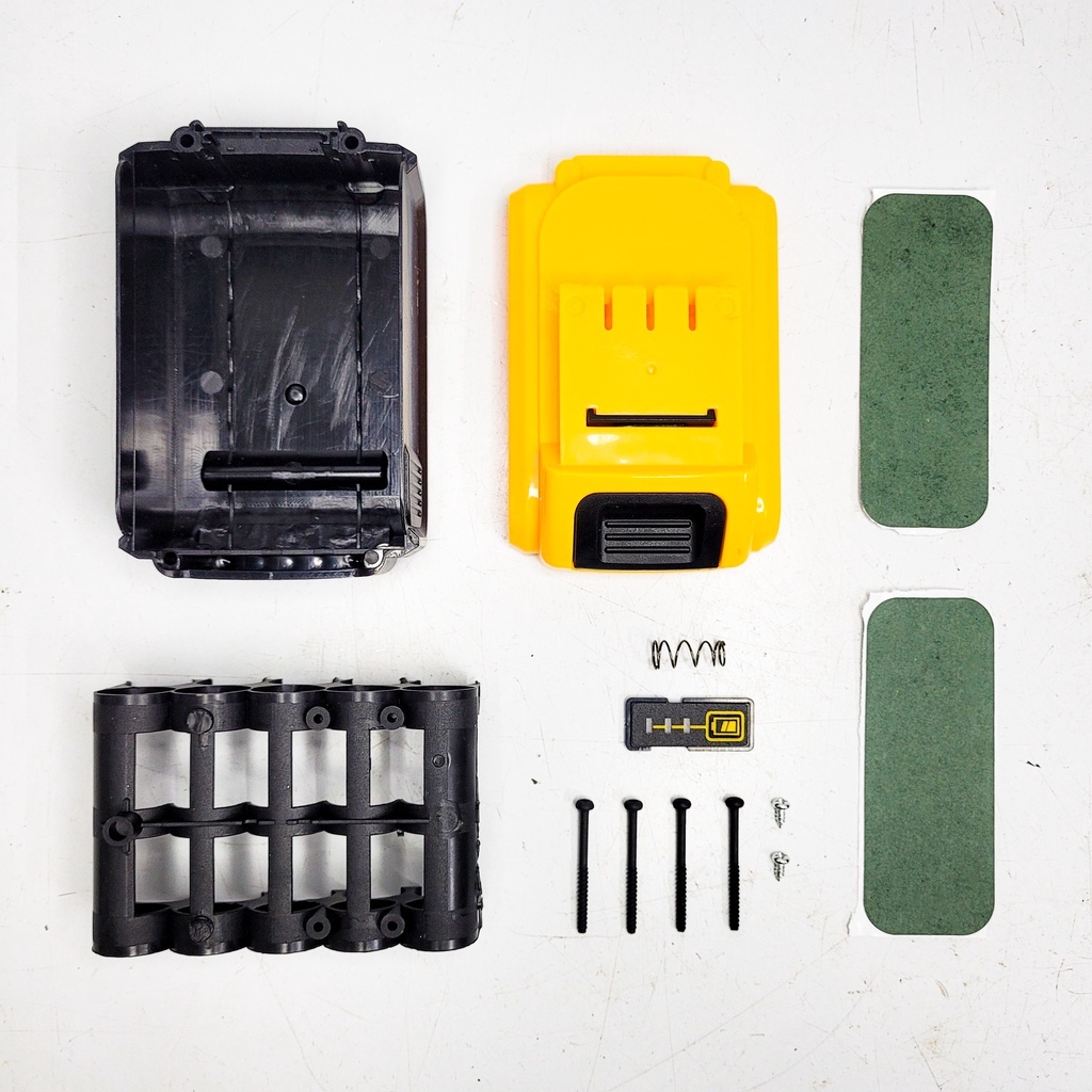 Vỏ pin, mạch bảo vệ pin 20v 10cell có đèn led báo pin