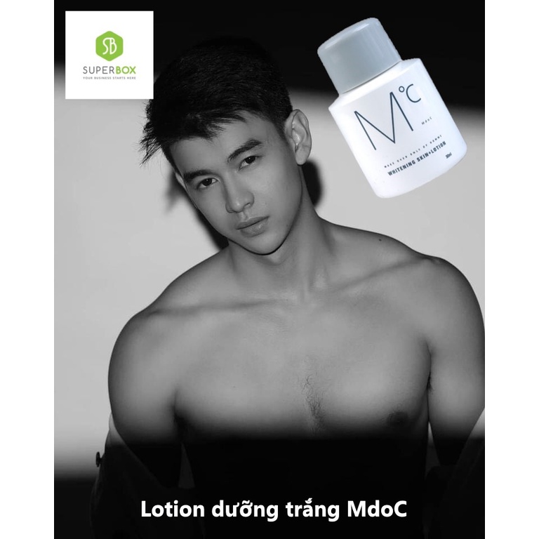 Lotion dưỡng trắng cho Nam MDOC Whitening Skin+Lotion 30ml- Mỹ Phẩm Nam - Hàn Quốc