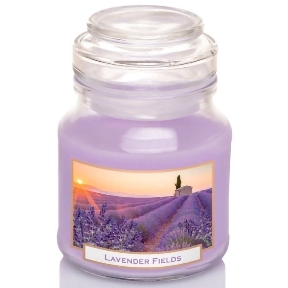 Cánh đồng oải hương - Hũ nến thơm tinh dầu, khử mùi, không khói, thư giãn Bartek Lavender Fields 130g