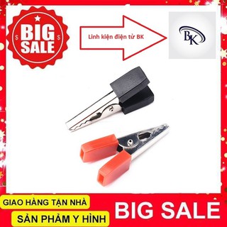 Bộ 2 Kẹp Cá Sấu 35mm - 10A( Đỏ - Đen)