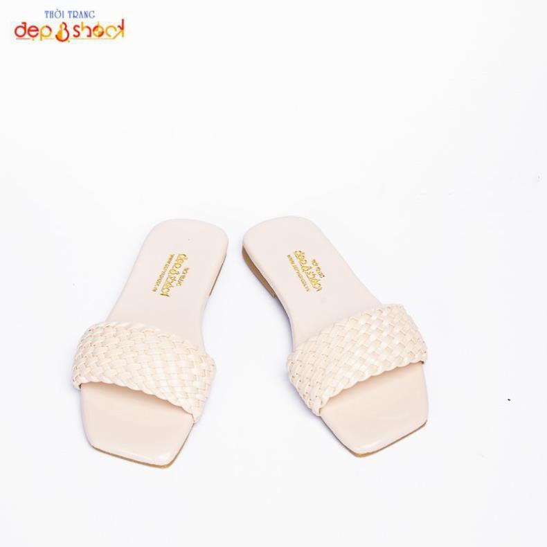 Dép nữ quai ngang đan bính thời trang big size MS101