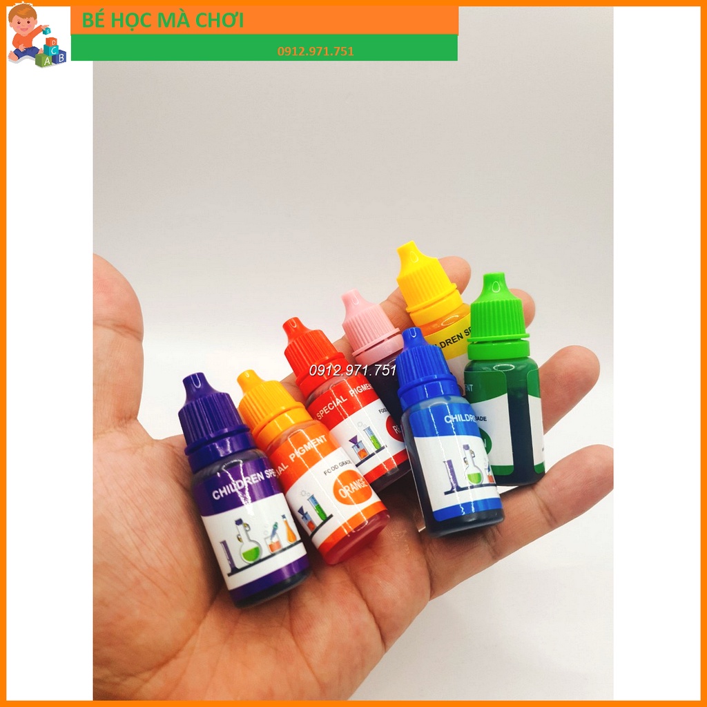 Combo mầu nước thưc phẩm làm bánh , làm slime , làm thí nghiệm cho bé siêu an toàn - Hàng xuất khẩu