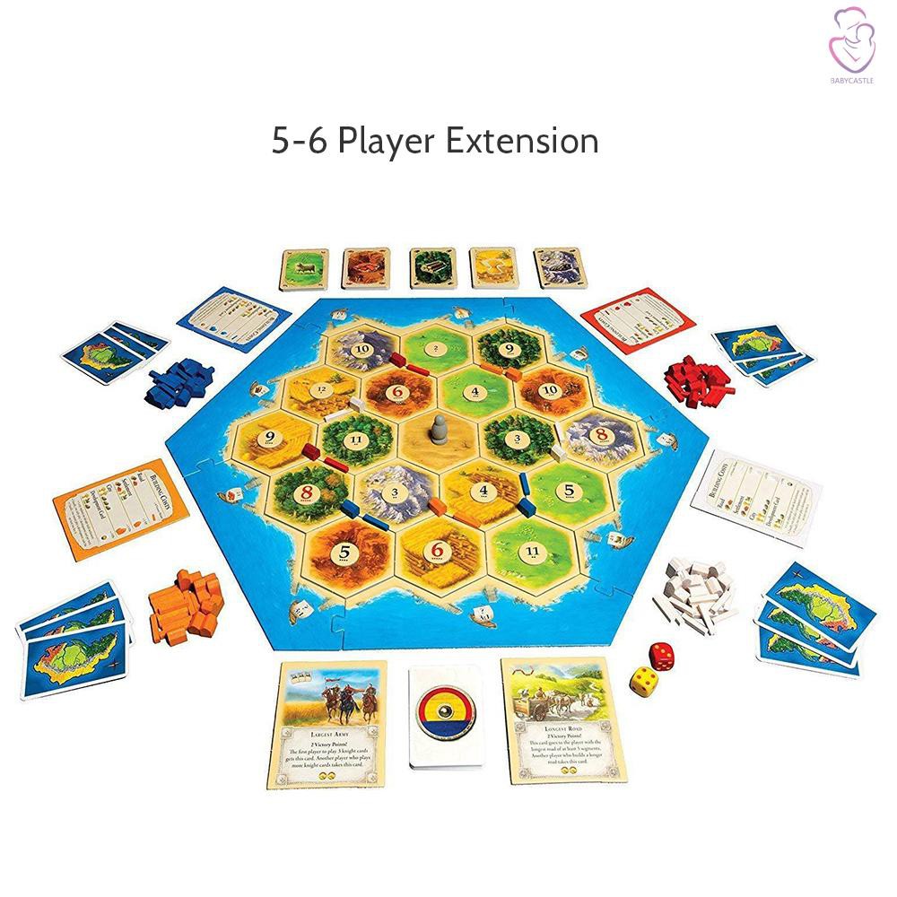 Bộ Trò Chơi Board Game Catan 5-6 Người