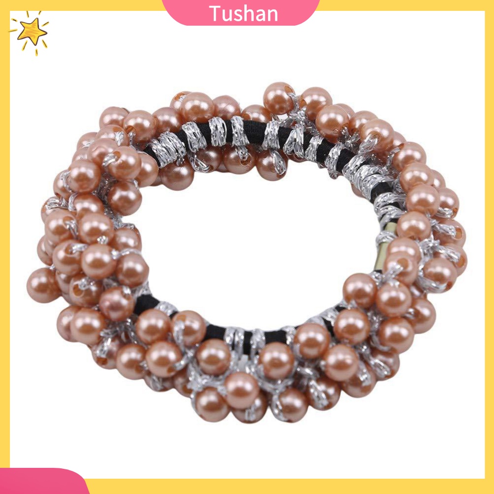 Dây Buộc Tóc Đính Ngọc Trai Nhân Tạo Thời Trang