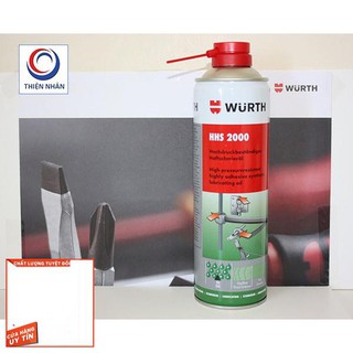 Mỡ bò nước dạng xịt bôi trơn chịu nhiệt wurth hhs 2000