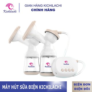 Máy hút sữa điện điện đôi không BPA an toàn cho Bé Kichilachi
