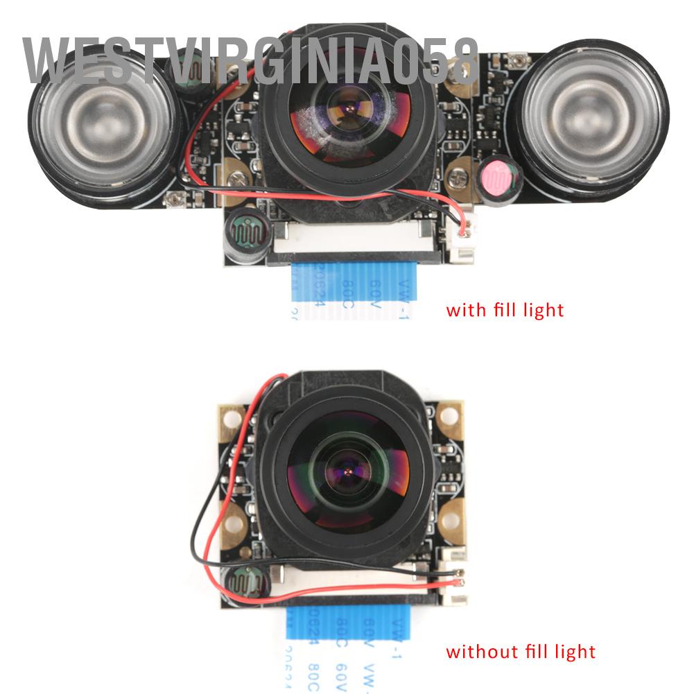 Westvirginia058 Westvirginia058 5 Million Pixels Night Vision Automatically Switch IR CUT Camera Module Board For Raspberry Pi