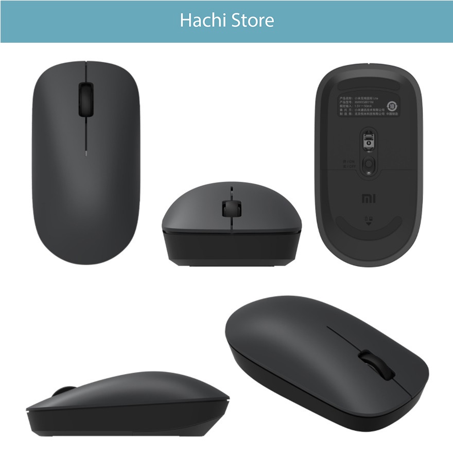 Chuột không dây Xiaomi, chuột bluetooth máy tính, laptop  XIAOMI Lite Wireless Mouse không dây nhỏ gọn cho máy tín