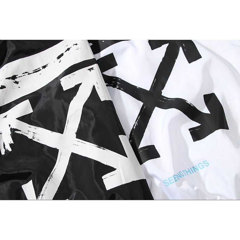 Áo khoác off ow white gió giản dị cho nam và nữ