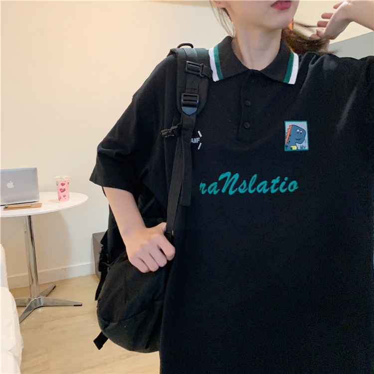 Áo Thun Polo Ngắn Tay Phong Cách Hàn Quốc Năng Động Trẻ Trung Dành Cho Nữ | BigBuy360 - bigbuy360.vn