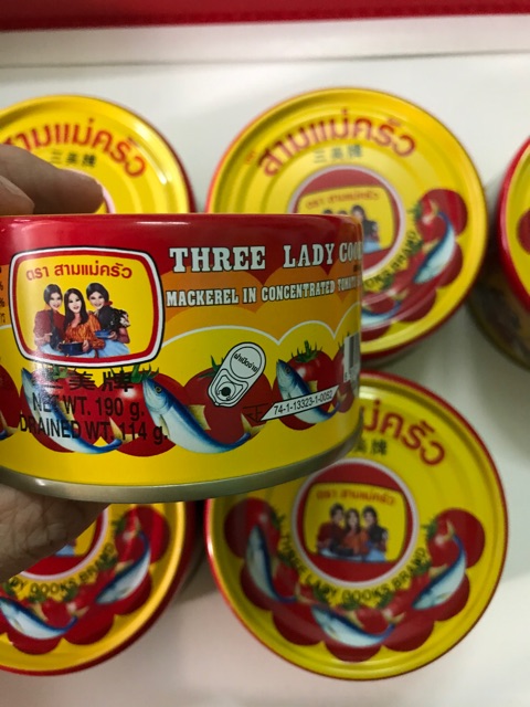 FREESHIP ĐƠN 99K_Cá nục sốt cà 3 cô gái Thái lan 190g