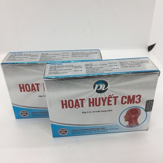 Hoạt huyết CM3 hộp 3 vỉ x 10 viên nang mềm