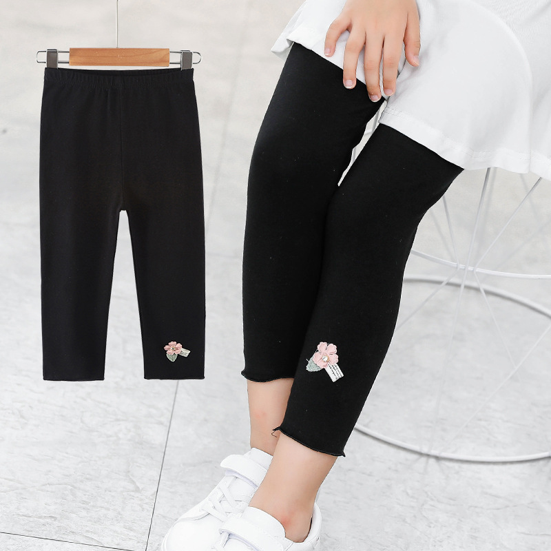 Quần Legging Cotton Thời Trang Xuân Thu 2021 Dành Cho Bé Gái