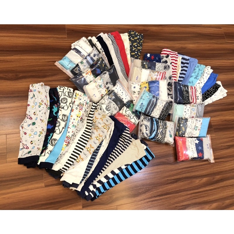 Set 4 quần cotton hàng Geo xuất xịn size 3-24m