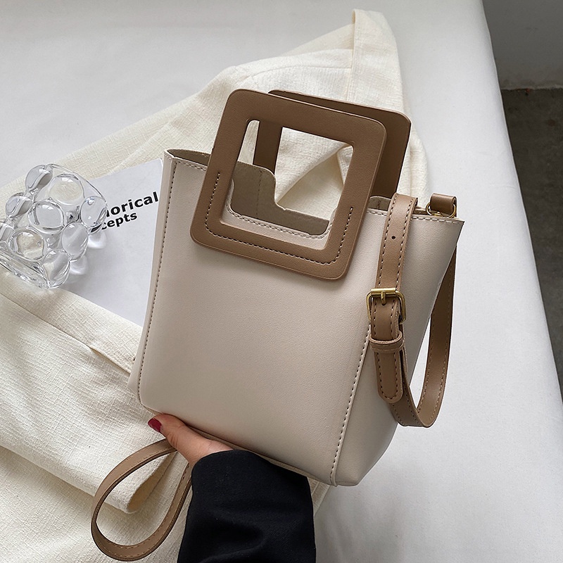 Túi xách IELGY màu tương phản thời trang dành cho nữ