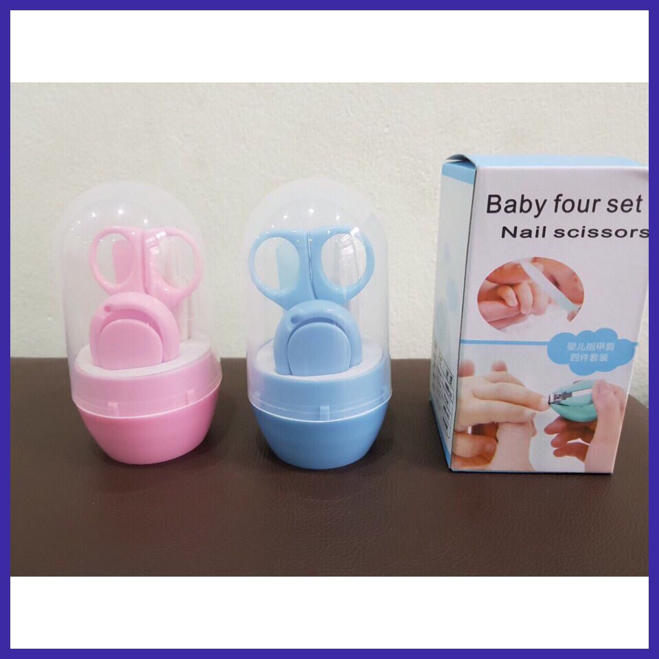  Bộ dụng cụ chăm sóc móng tay 4 món cho bé 