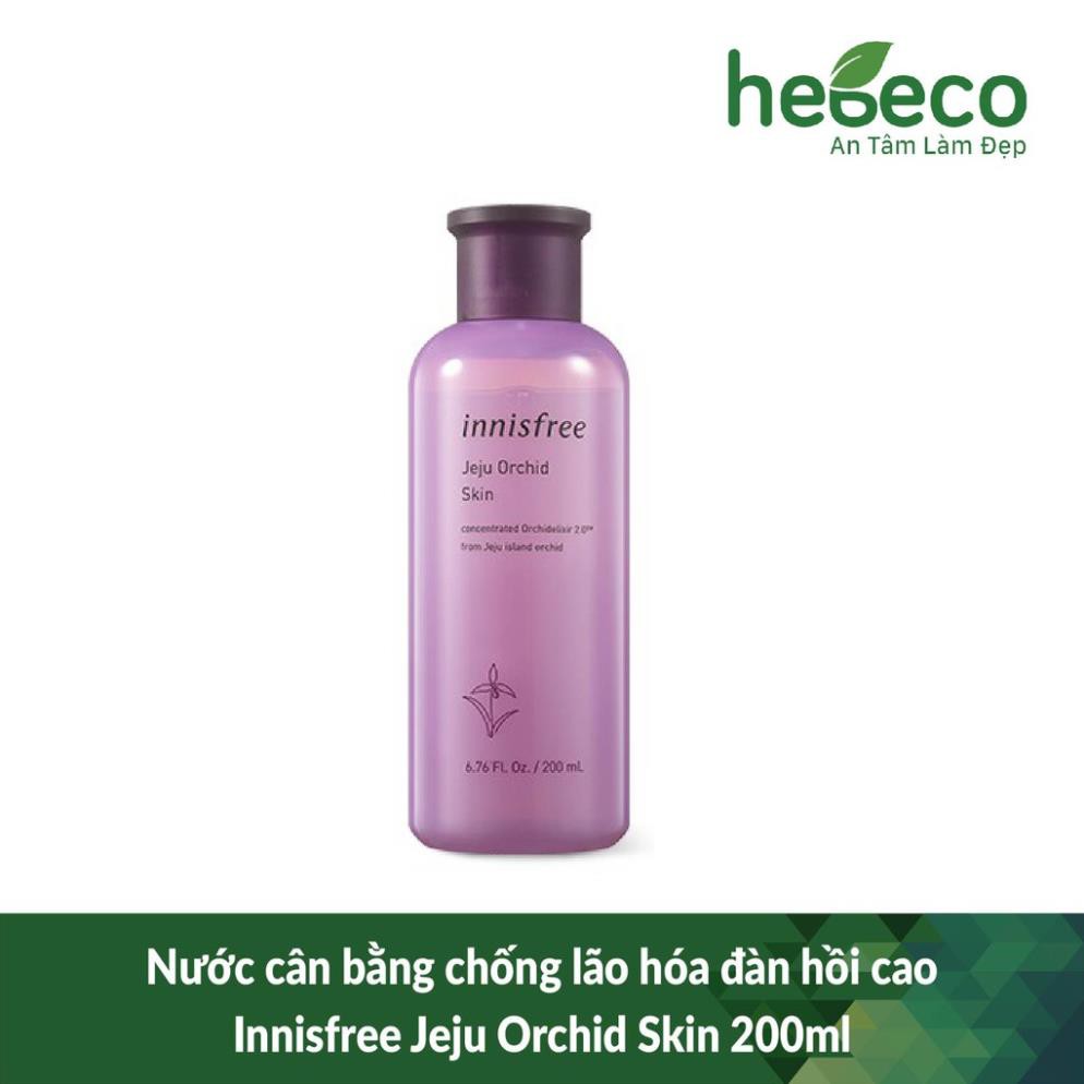 Nước cân bằng chống lão hóa đàn hồi cao Jeju Orchid Skin 200ml - Hàn Quốc Chính Hãng