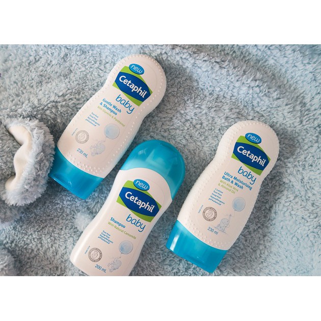 Sữa tắm gội Cetaphil Baby Gentle Wash & Shampoo 230ml - 400ml