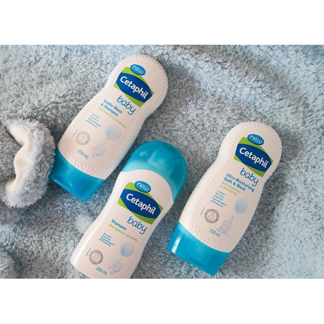 Sữa tắm gội Cetaphil Baby Gentle Wash &amp; Shampoo 230ml - 400ml