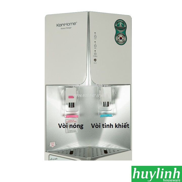 Máy lọc nước 2 vòi RO Korihome WPK-688-H