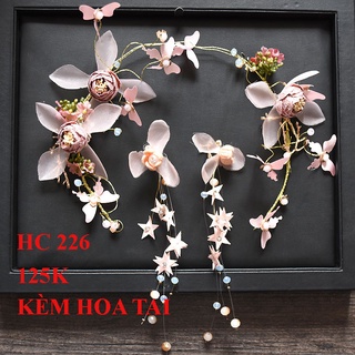 Cài Tóc Cô Dâu, Cài Tóc Siêu Đẹp Cho Ngày Cưới,cài tóc handmade, hoa cài cô dâu siêu xinh