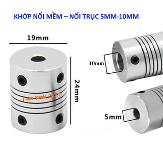 Khớp Nối Mềm – Nối Trục 5mm Ra 10mm