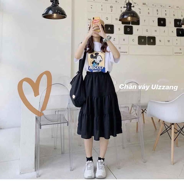 Chân váy tầng voan dài , video ảnh thật | BigBuy360 - bigbuy360.vn