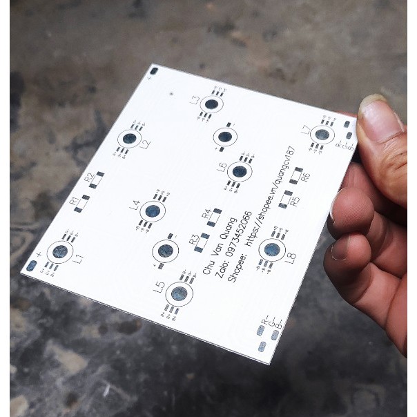 Đế hàn led Luxeon RGB 3 màu Đỏ, Xanh Lá, Xanh dương trong 1 bóng