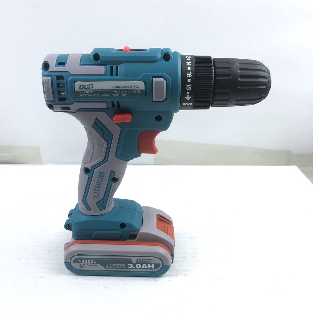 Máy khoan pin 21V-G1021 công nghệ Thái Lan, Công suất 720w, đèn LED siêu sáng |Tặng kèm bộ phụ kiện 25 chi tiết