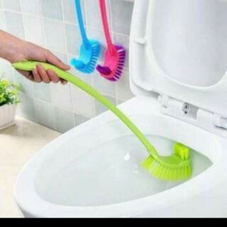 Cây cọ rửa bồn cầu.toilet 2 đầu da năng