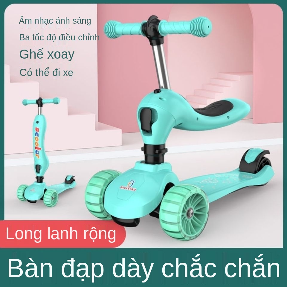 MXe xúc trẻ em có thể ngồi trượt, bảo bối nam nữ 2-3-4-5-6 xúc, tập cho em, moto