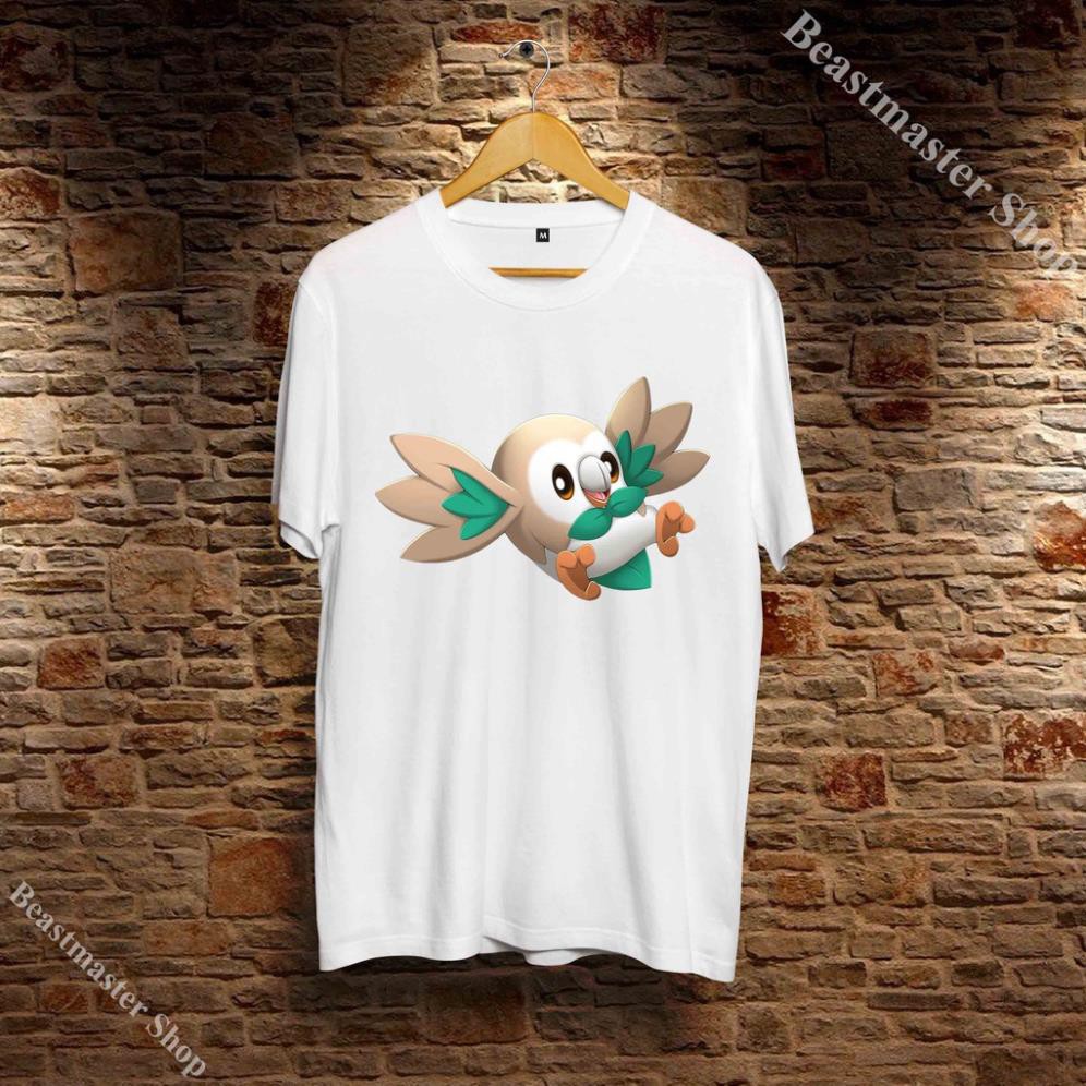 [DISCOUNT]💚 Áo Unisex Rowlet - Áo Unisex Mokuro - Rowlet T-Shirt cá tính - RWL-003