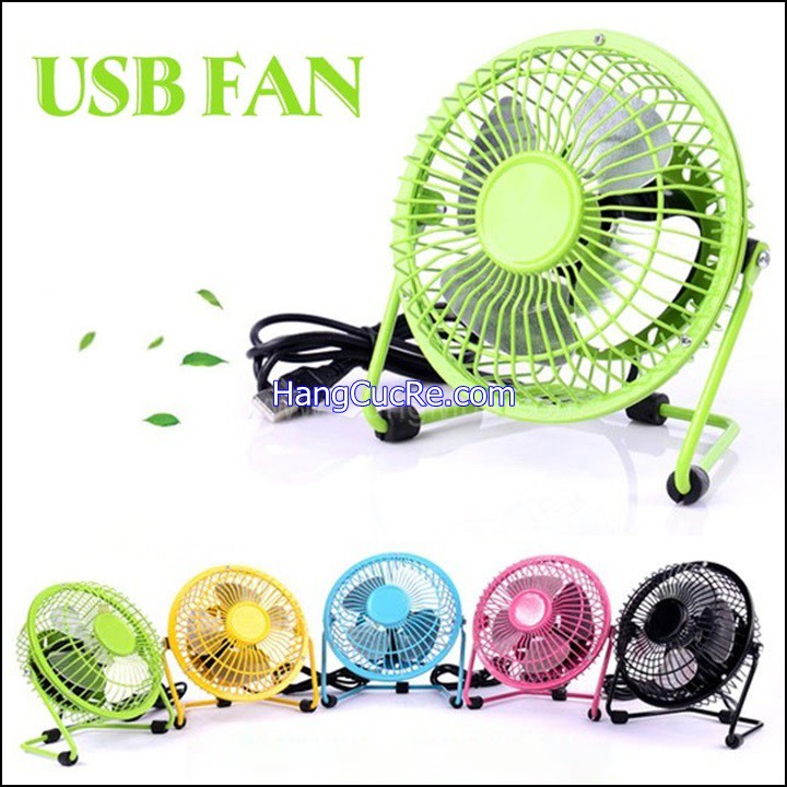 Quạt mini lồng sắt để bàn rất tiện lợi