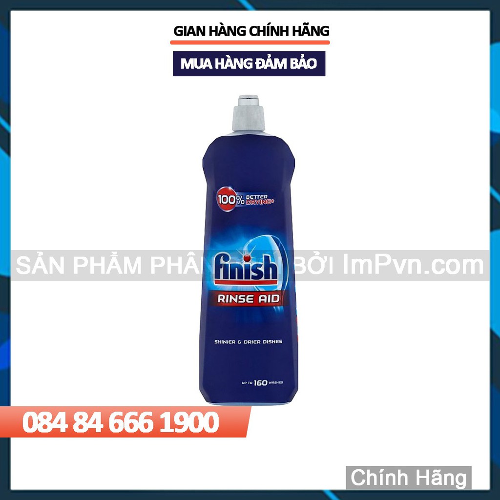 Nước làm bóng trợ xả máy rửa bát Finish 800ml