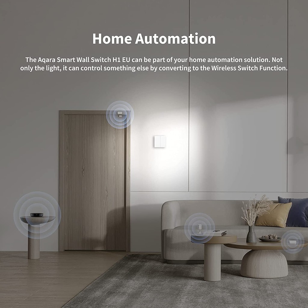 Công tắc thông minh Aqara H1 bản Quốc Tế, Có Dây Nguội, Công tắc đèn cho nhà thông minh, Tương thích Apple HomeKit
