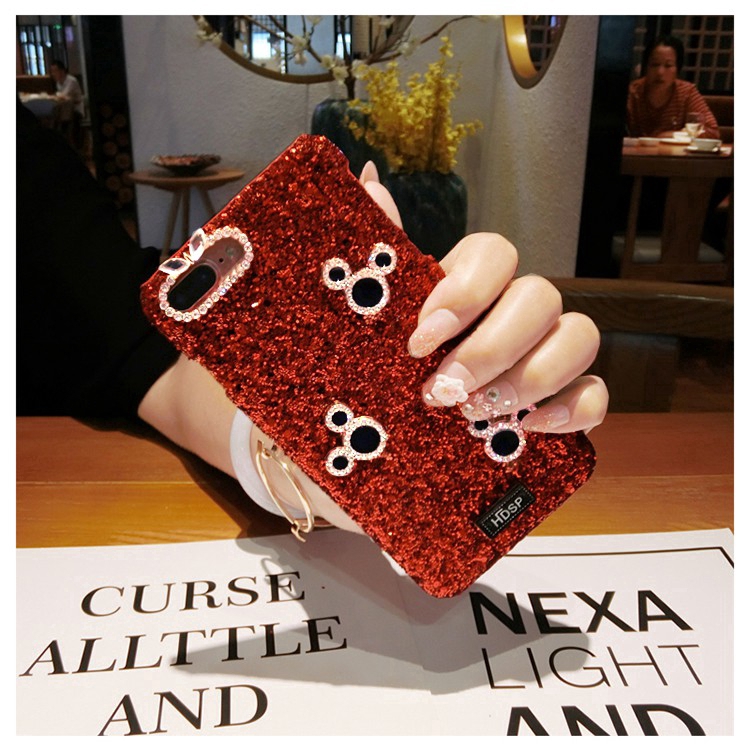 DIY Handmade Phone case Samsung Galaxy A10 A50 A70 M10 M20 A51 A71 A81 A91 A10S A20S A50S A5 A6 A7 A9（2018）A6 plus Mickey avatar Glitter Rhinestone diamond Populer girl gift