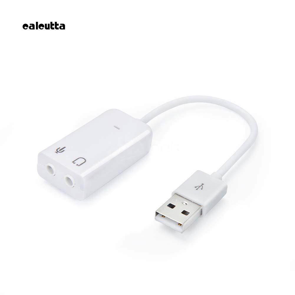 ☆Thẻ Âm Thanh Ảo Thuật 3D Cổng USB Kèm Dây Cáp