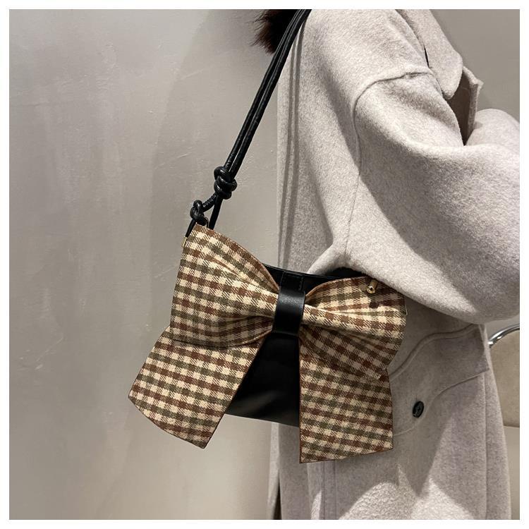 Túi Đeo Chéo Da PU Đính Nơ Hiện Có 4 Màu 2022