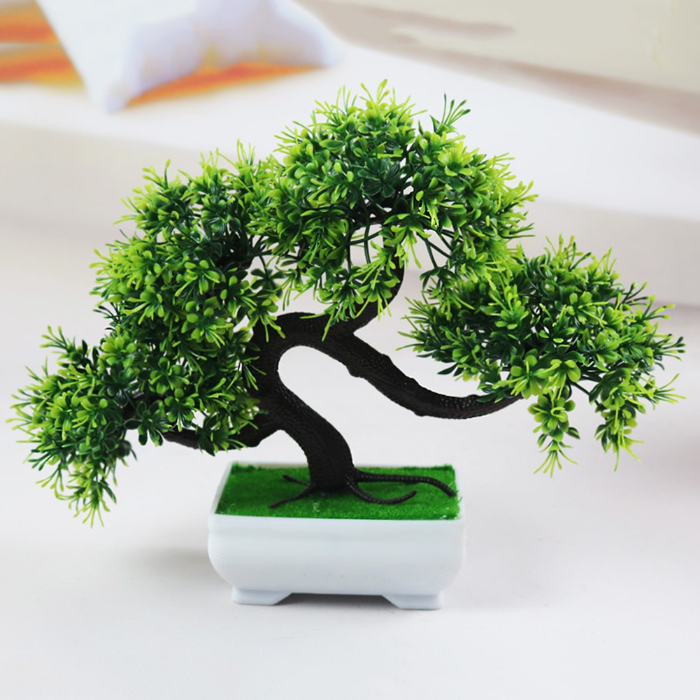 Cây Bonsai Giả Để Bàn Trang Trí