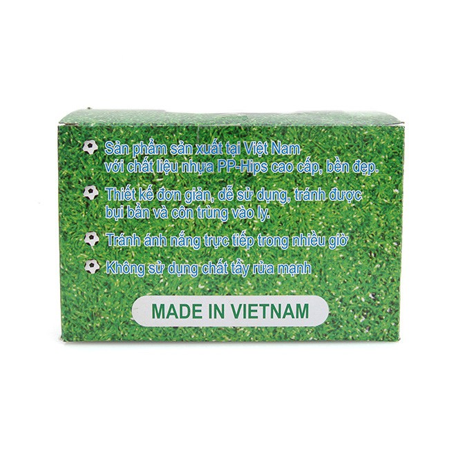 Bộ 4 nắp ly hình trái banh cao cấp chống côn trùng chống bụi - BX1078