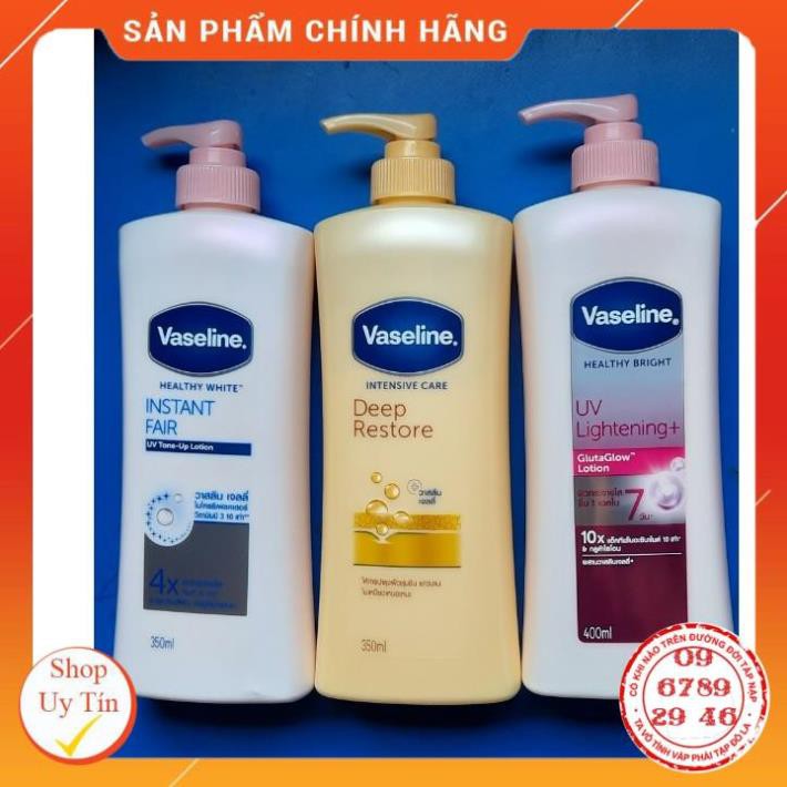 (Giá lẻ rẻ như giá buôn) Dưỡng thể Vaseline 400ml