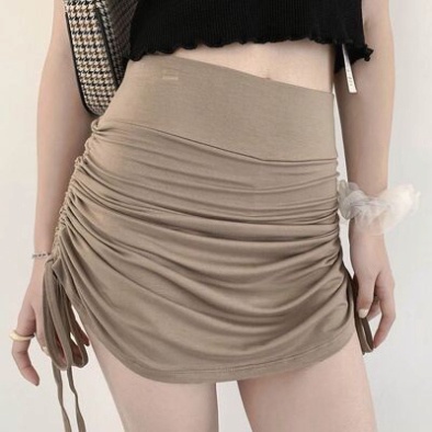 Chân váy rút dây nhiều màu nhún ONE UNISEX | BigBuy360 - bigbuy360.vn