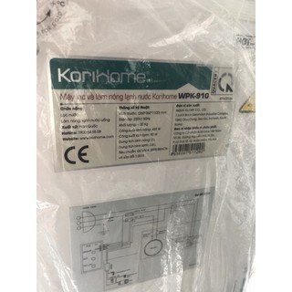 Máy lọc nước Korihome Series 9 WPK-910