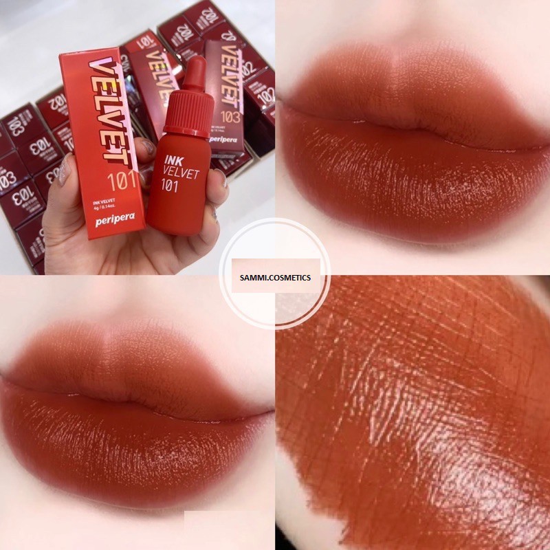 Son kemperipera Ink Velvet Tint chất son kem lì chính hãng Hàn Quốc son lì lâu trôi mẫu mới màu siêu đẹp SAMMI.COSMETICS | BigBuy360 - bigbuy360.vn