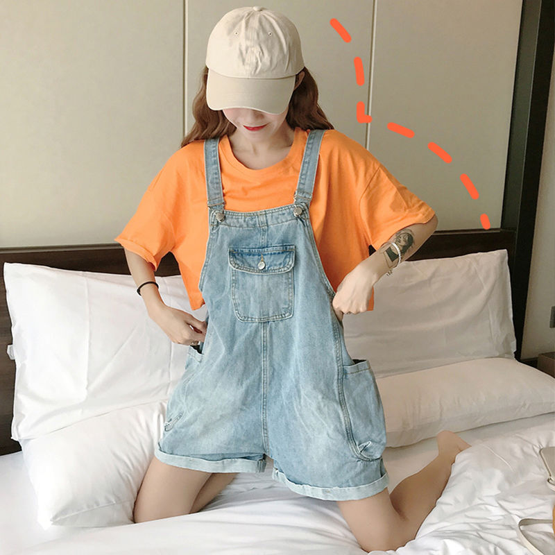 Áo croptop ngắn tay dáng rộng màu trơn xinh xắn cho nữ