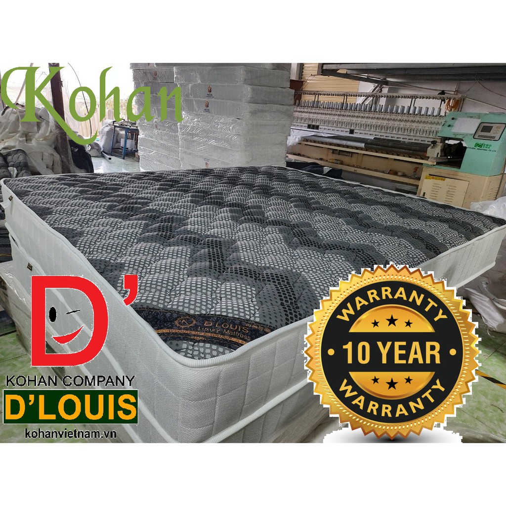 NỆM KOHAN D'LOUIS ROLL EASY - ĐỆM LÒ XO TÚI CUỘN - Spring Mattress Kohan D'Louis Roll Easy